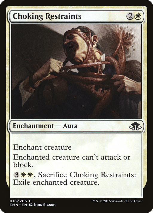 Choking Restraints (EMN-016) [Eldritch Moon] MTG Single Wizards of the Coast