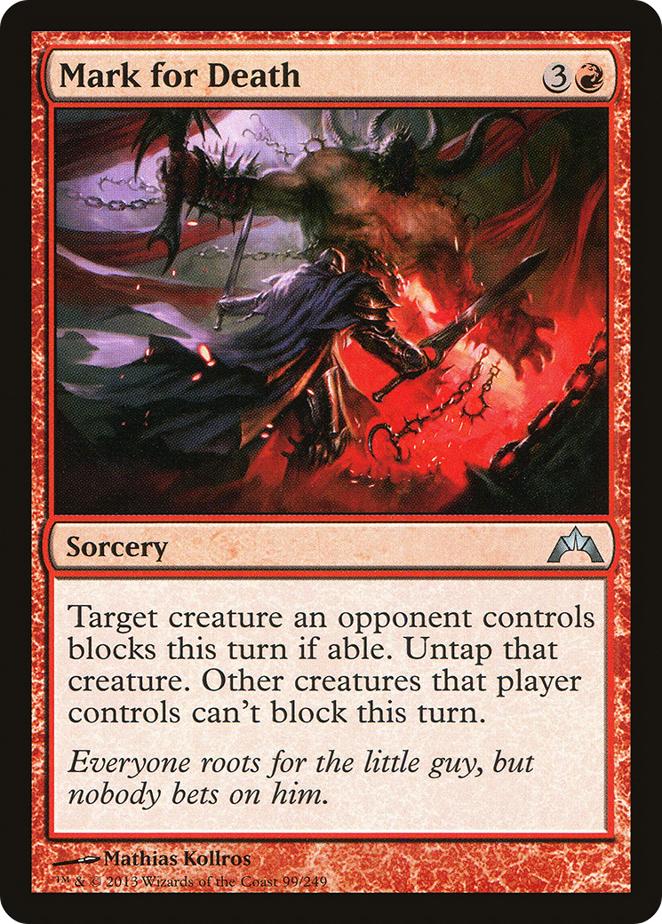 Mark for Death (GTC-099) [Gatecrash] MTG Single Wizards of the Coast