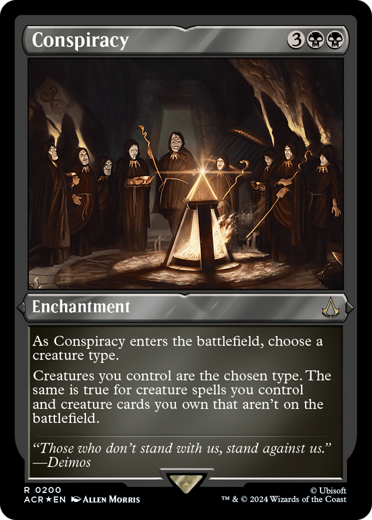 Conspiracy (ACR-200) [Assassin's Creed] Etched Foil MTG Single Wizards of the Coast