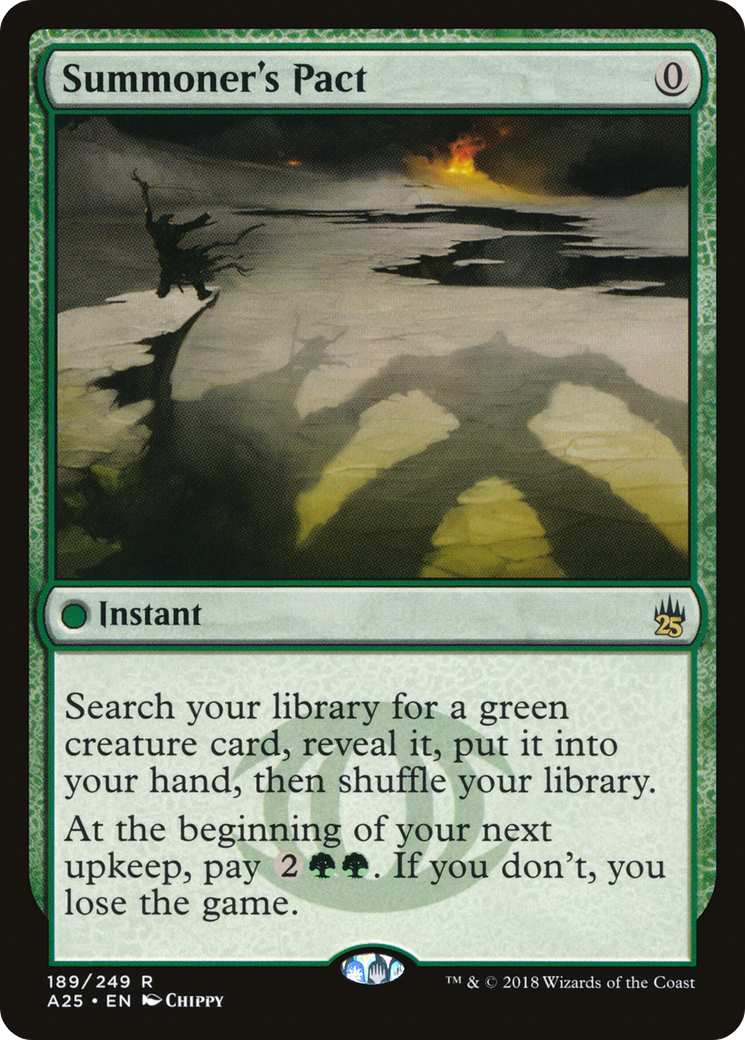 Summoner's Pact (A25-189) [Masters 25] Foil MTG Single Wizards of the Coast