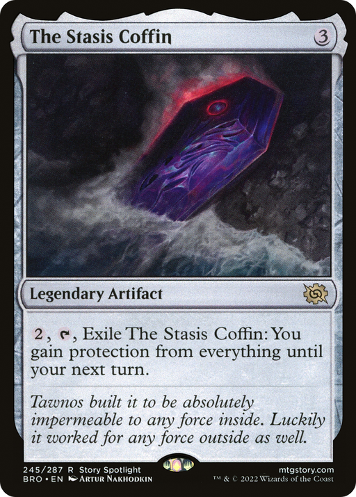 The Stasis Coffin (BRO-245) [The Brothers' War] MTG Single Wizards of the Coast
