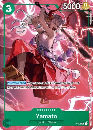 Yamato (Tournament Pack Vol. 1) (P-008) [One Piece Promotion Cards] One Piece Single Bandai