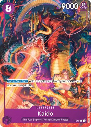 Kaido (Tournament Pack Vol. 1) (P-010) [One Piece Promotion Cards] One Piece Single Bandai
