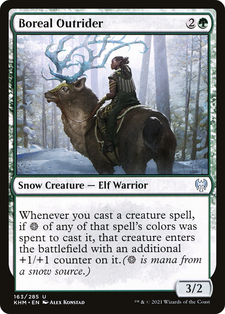 Boreal Outrider (KHM-163) [Kaldheim] Foil MTG Single Wizards of the Coast