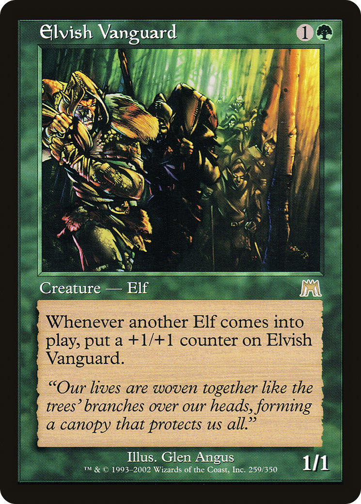 Elvish Vanguard (ONS-259) [Onslaught] Foil MTG Single Wizards of the Coast