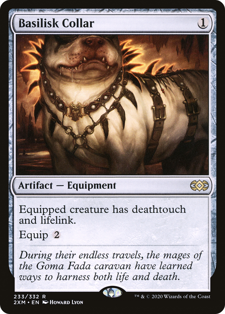 Basilisk Collar (2XM-233) [Double Masters] Foil MTG Single Wizards of the Coast
