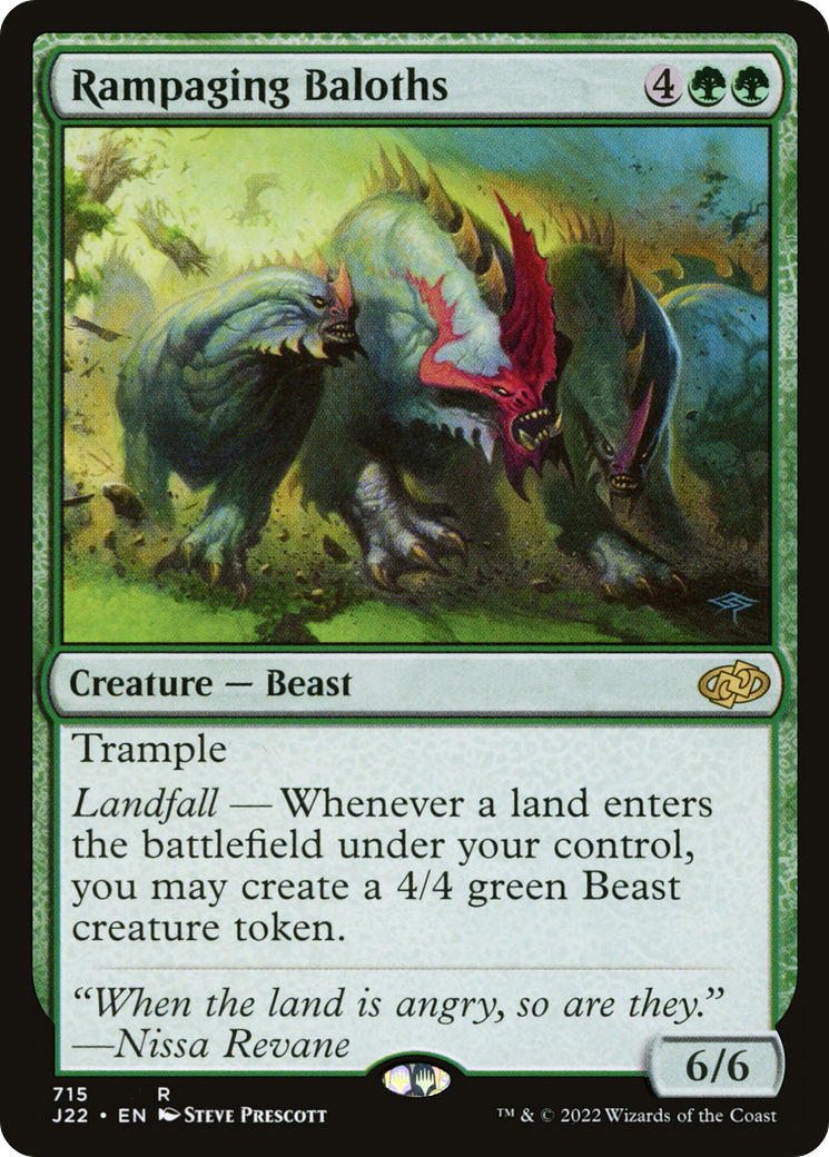 Rampaging Baloths (J22-715) [Jumpstart 2022] MTG Single Wizards of the Coast
