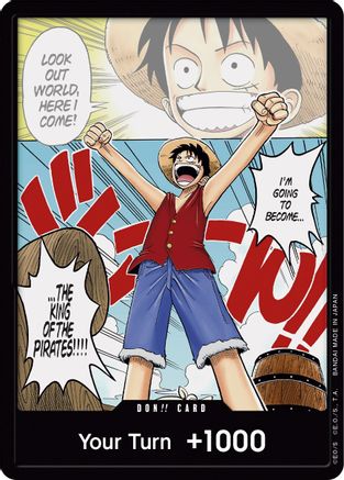 DON!! Card (Manga) (Alternate Art) [Romance Dawn] Foil One Piece Single Bandai
