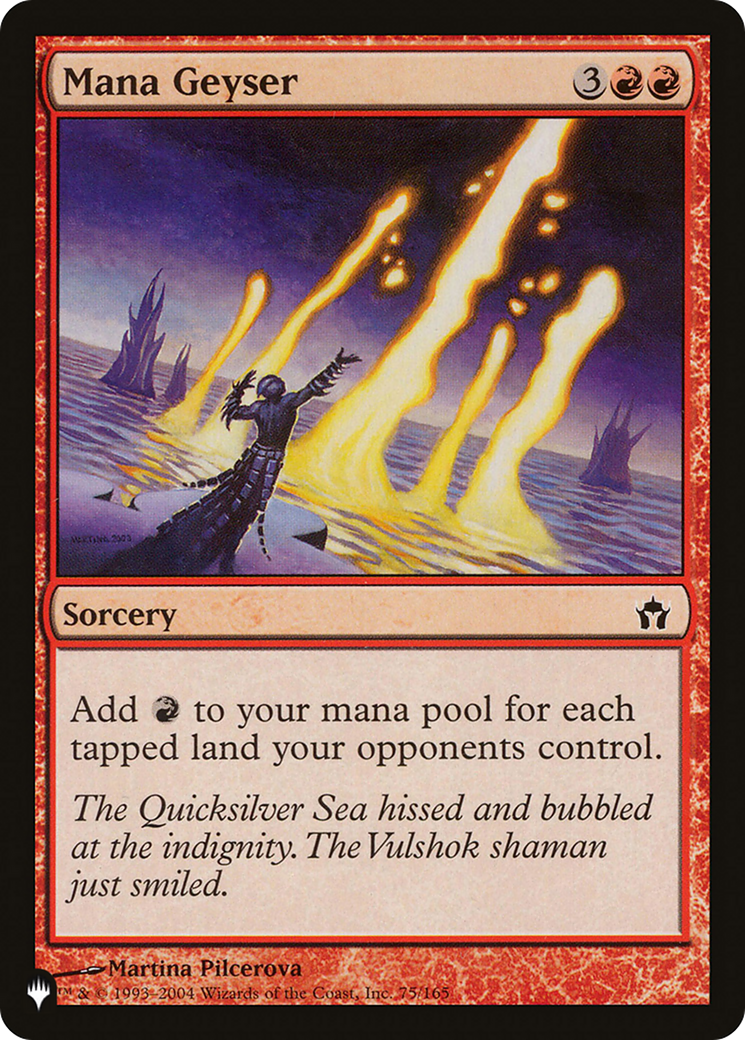 Mana Geyser (LIST-5DN-75) [Mystery Booster] The List MTG Single Wizards of the Coast