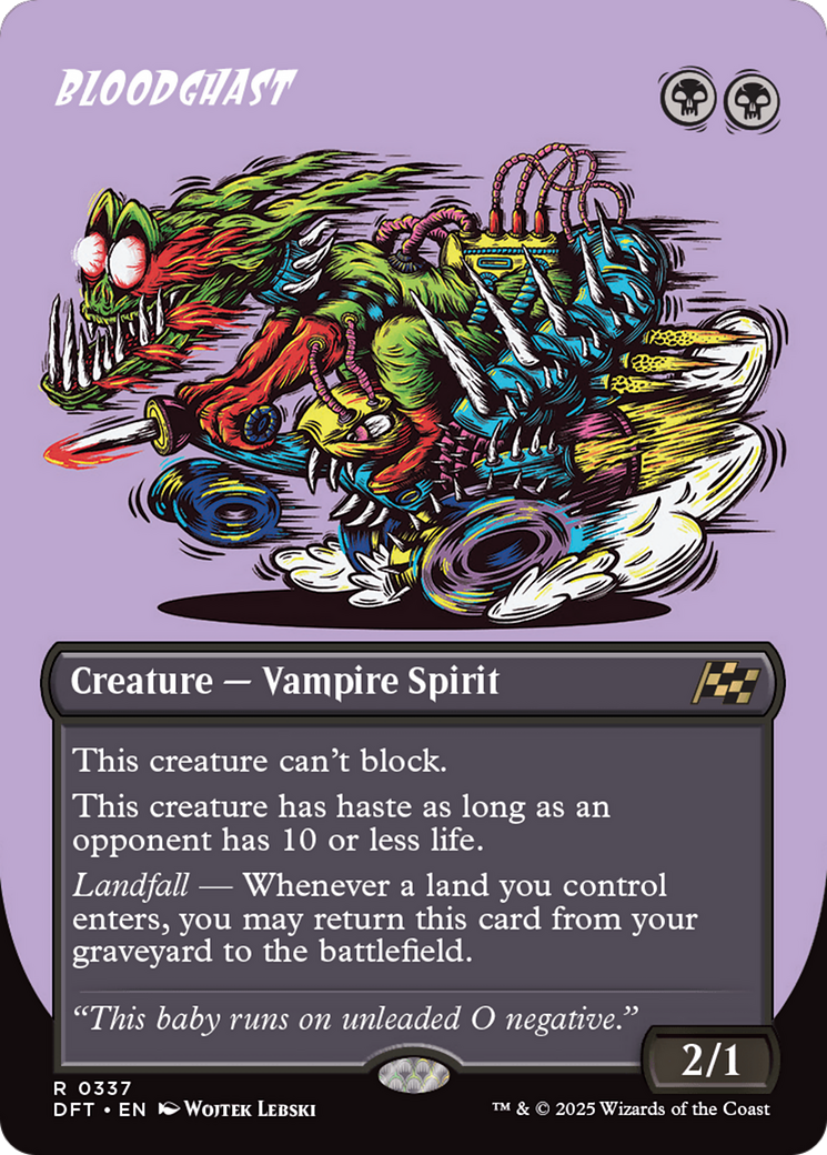 Bloodghast (DFT-337) [Aetherdrift] (Borderless) MTG Single Wizards of the Coast