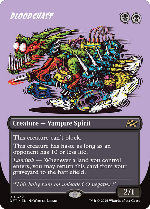 Bloodghast (DFT-337) [Aetherdrift] (Borderless) MTG Single Wizards of the Coast