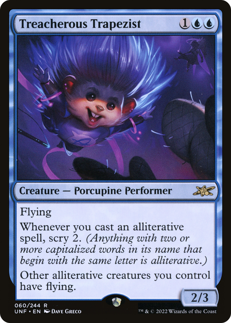 Treacherous Trapezist (UNF-060) [Unfinity] MTG Single Wizards of the Coast