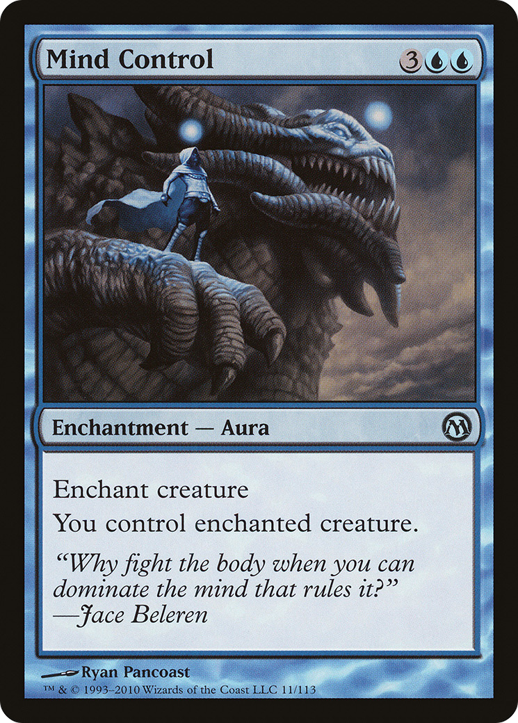 Mind Control (DPA-011) [Misc] Duels of the Planeswalkers MTG Single Wizards of the Coast
