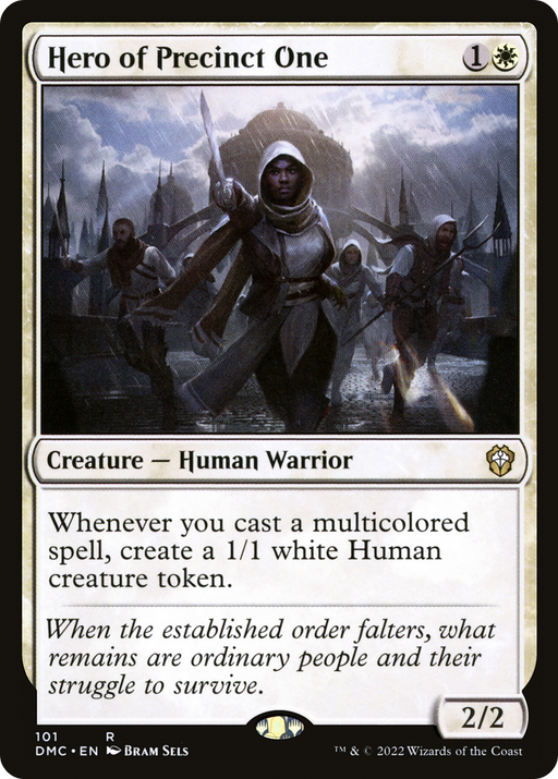 Hero of Precinct One (DMC-101) [Dominaria United Commander] MTG Single Wizards of the Coast