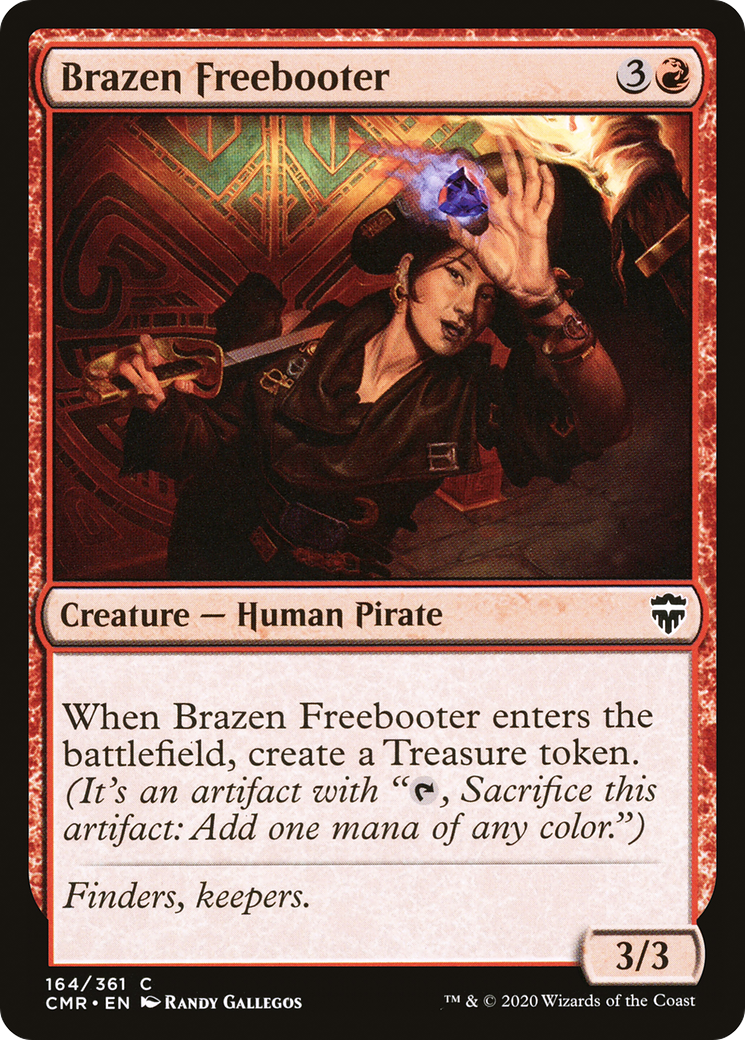 Brazen Freebooter (CMR-164) [Commander Legends] Foil MTG Single Wizards of the Coast
