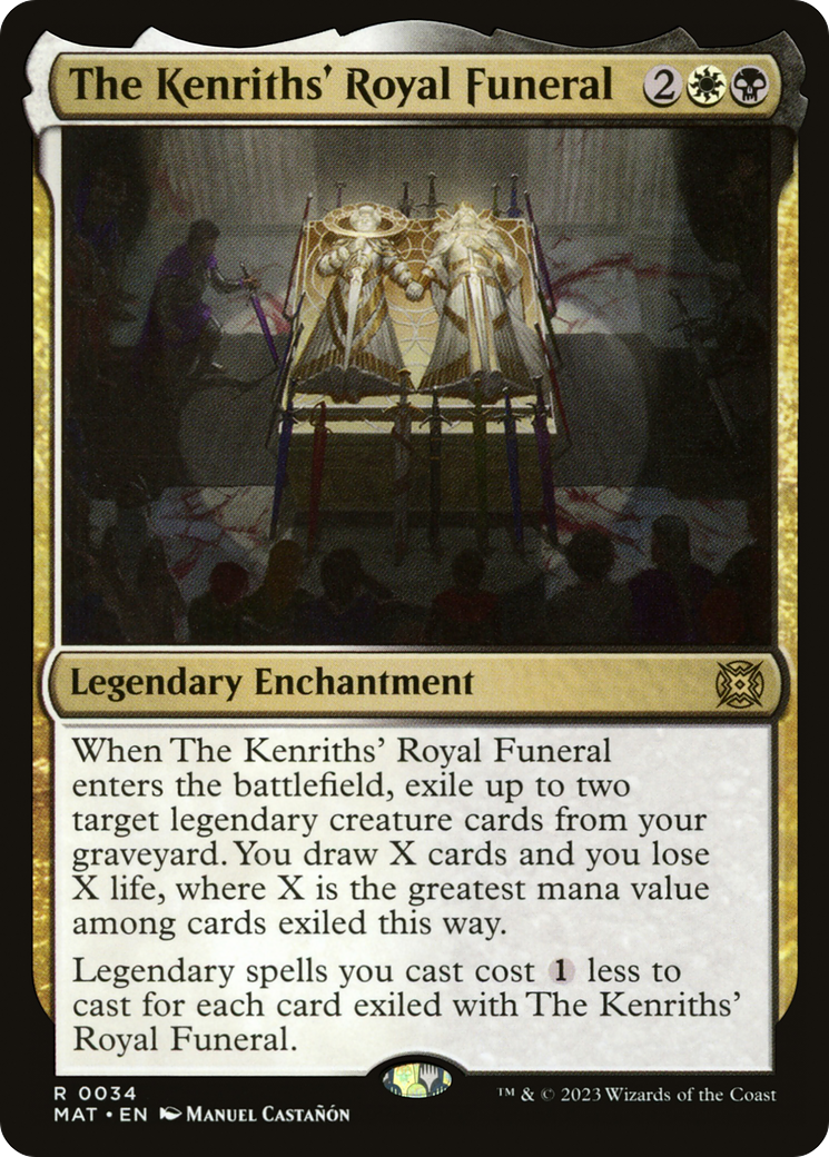 The Kenriths' Royal Funeral (MAT-034) [March of the Machine: The Aftermath] MTG Single Wizards of the Coast