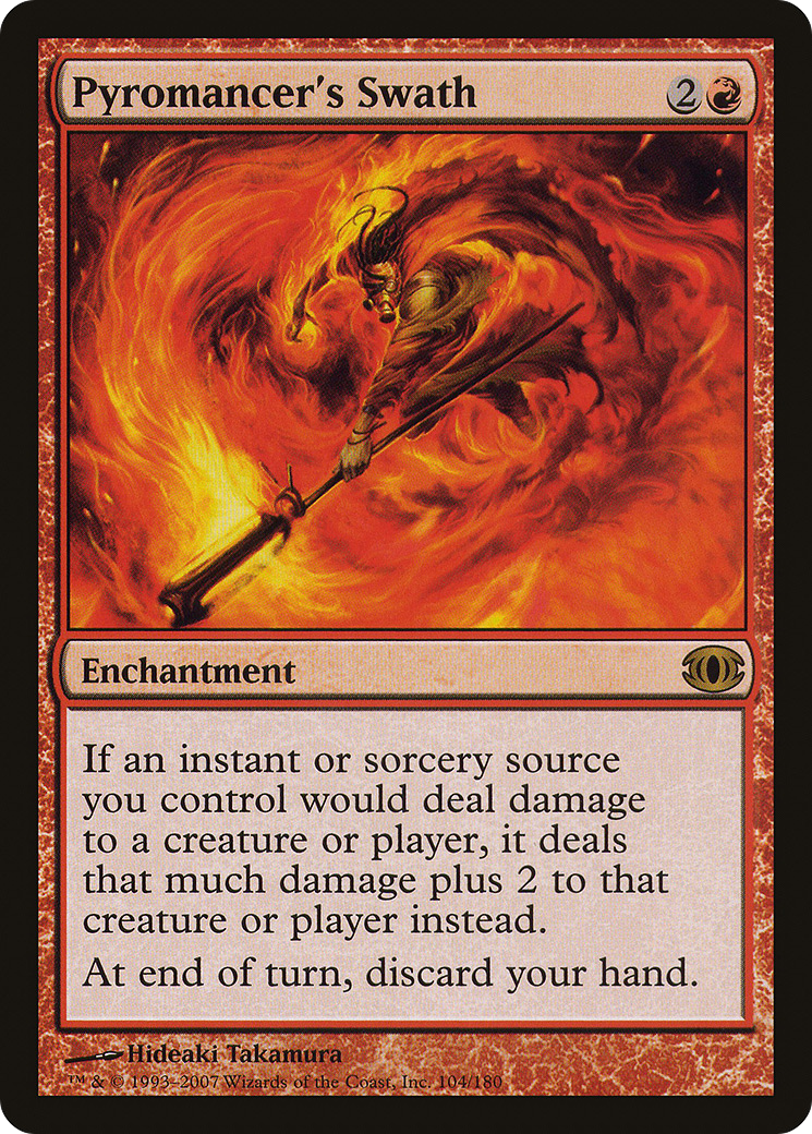 Pyromancer's Swath (FUT-104) [Future Sight] Foil MTG Single Wizards of the Coast