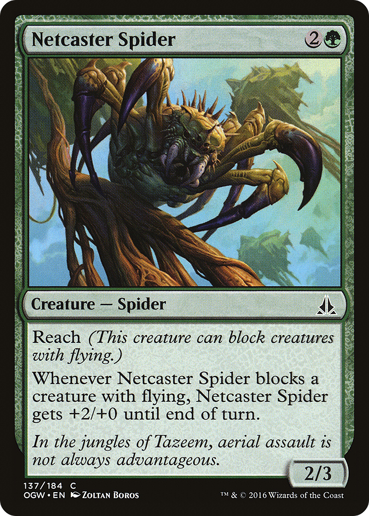 Netcaster Spider (OGW-137) [Oath of the Gatewatch] MTG Single Wizards of the Coast