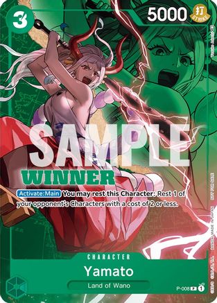 Yamato - P-008 (Winner Pack Vol. 1) (P-008) [One Piece Promotion Cards] One Piece Single Bandai