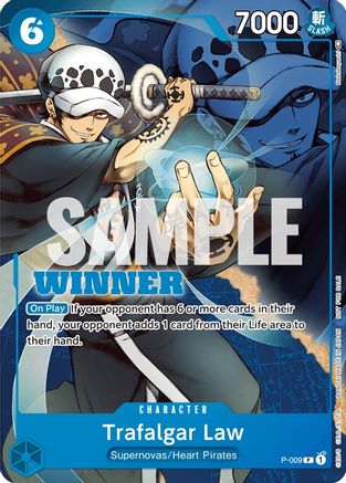 Trafalgar Law - P-009 (Winner Pack Vol. 1) (P-009) [One Piece Promotion Cards] One Piece Single Bandai