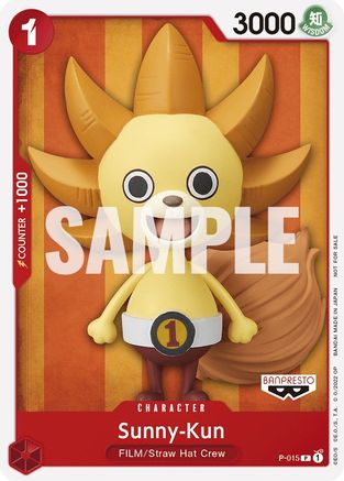 Sunny-Kun (One Piece Film Red) (P-015) [One Piece Promotion Cards] One Piece Single Bandai