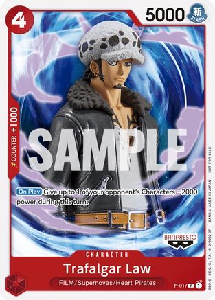 Trafalgar Law (One Piece Film Red) (P-017) [One Piece Promotion Cards] One Piece Single Bandai