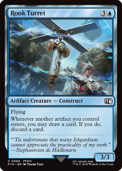 Rook Turret (FIN-069) [FINAL FANTASY] MTG Single Wizards of the Coast