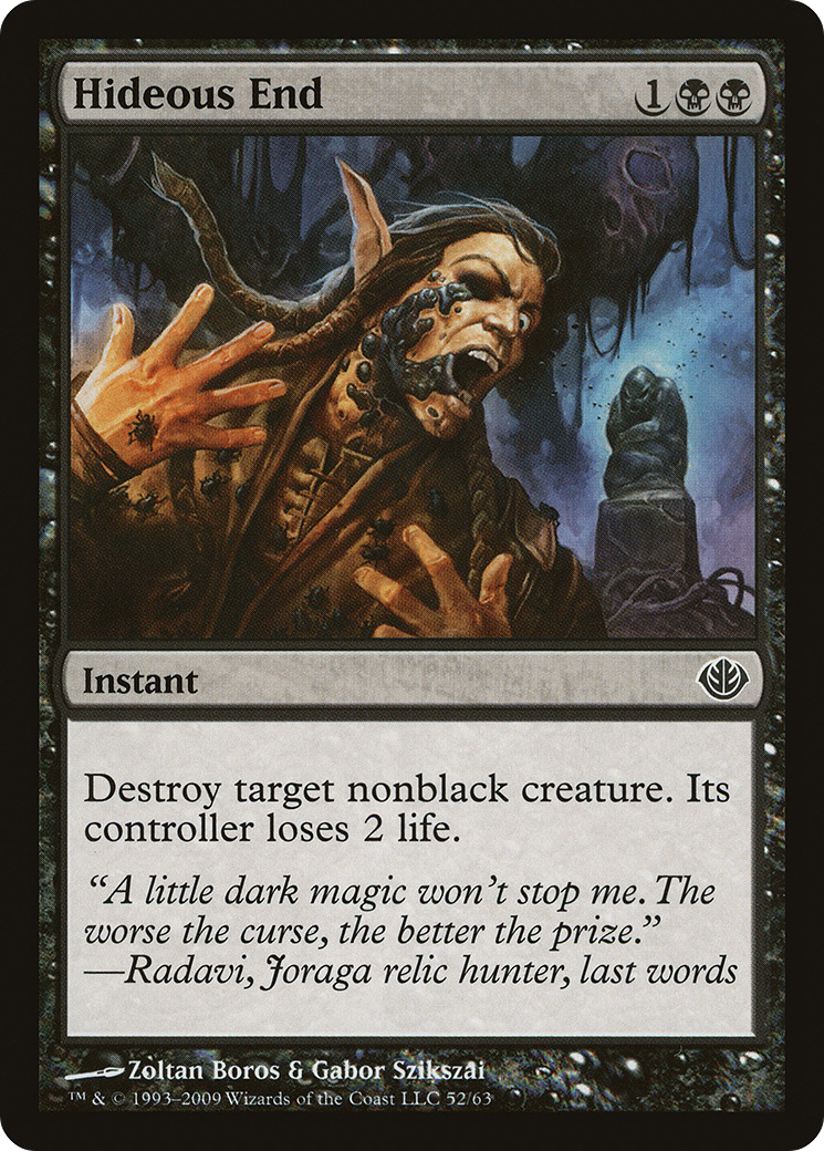 Hideous End (DDD-052) [Misc] Duel Decks: Garruk vs. Liliana MTG Single Wizards of the Coast
