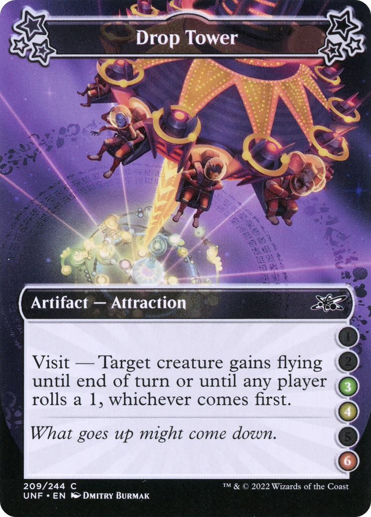 Drop Tower (3-4-6) (UNF-209) [Unfinity] Foil MTG Single Wizards of the Coast
