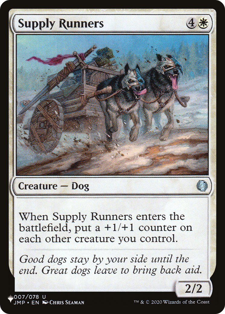 Supply Runners (LIST-JMP-7) [Mystery Booster] The List MTG Single Wizards of the Coast