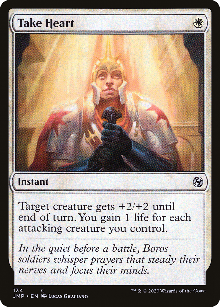 Take Heart (JMP-134) [Jumpstart] MTG Single Wizards of the Coast