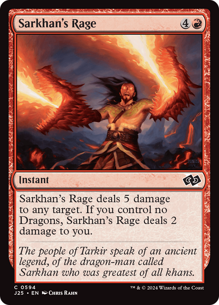 Sarkhan's Rage (J25-594) [Foundations Jumpstart] MTG Single Wizards of the Coast