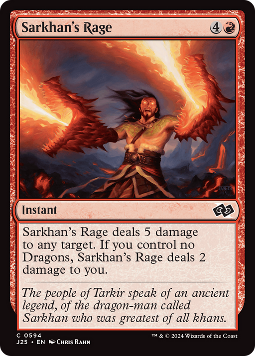 Sarkhan's Rage (J25-594) [Foundations Jumpstart] MTG Single Wizards of the Coast