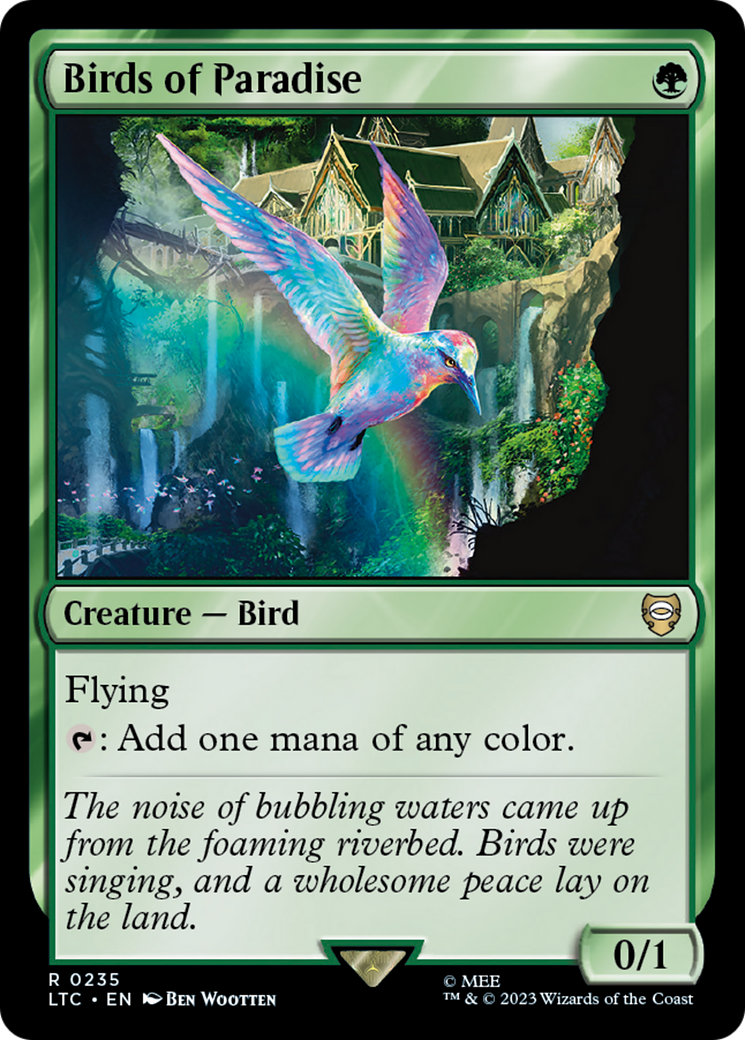 Birds of Paradise (LTC-235) [Tales of Middle-earth Commander] MTG Single Wizards of the Coast