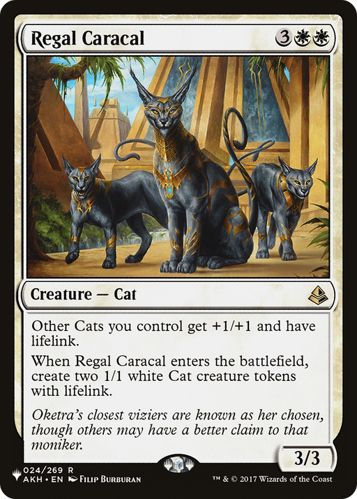 Regal Caracal (LIST-024/269) [Mystery Booster] The List MTG Single Wizards of the Coast