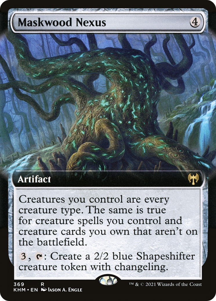 Maskwood Nexus (KHM-369) [Kaldheim] (Extended Art) MTG Single Wizards of the Coast