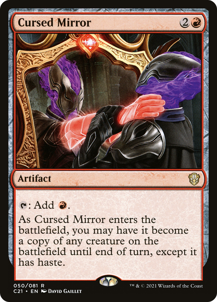 Cursed Mirror (C21-050) [Commander 2021] MTG Single Wizards of the Coast