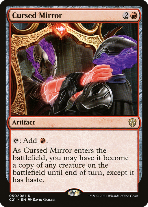 Cursed Mirror (C21-050) [Commander 2021] MTG Single Wizards of the Coast