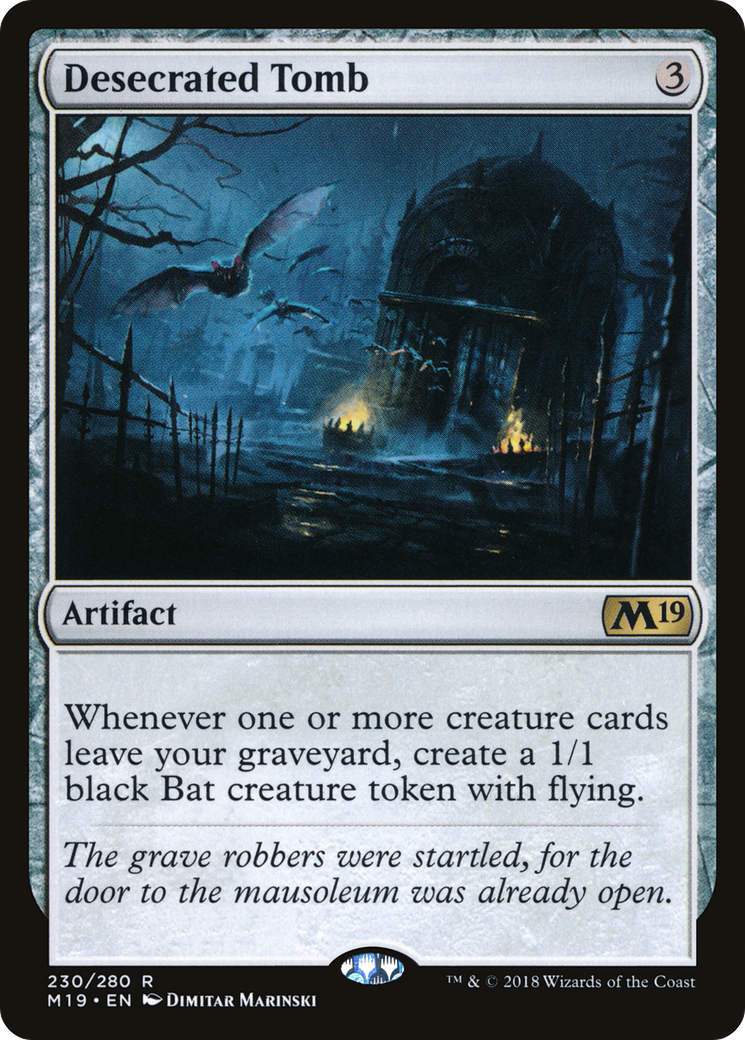Desecrated Tomb (M19-230) [Core Set 2019] MTG Single Wizards of the Coast