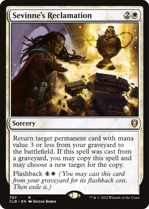 Sevinne's Reclamation (CLB-707) [Commander Legends: Battle for Baldur's Gate] MTG Single Wizards of the Coast