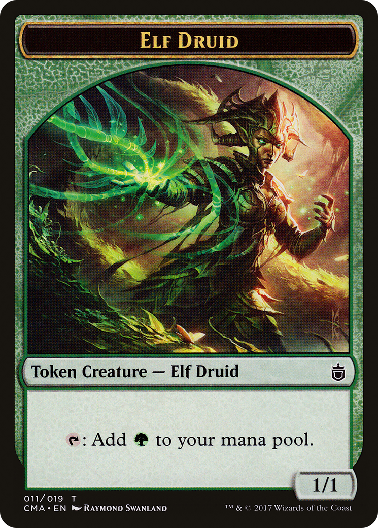 Elf Druid Token (011) (CMA-011) [Tokens] Commander Anthology Tokens MTG Single Wizards of the Coast