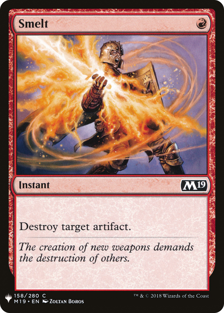 Smelt (LIST-M19-158) [Mystery Booster] The List MTG Single Wizards of the Coast