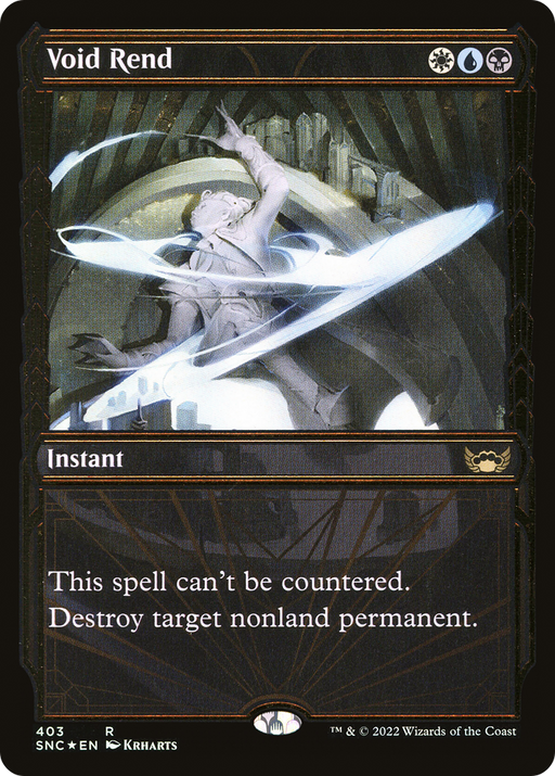 Void Rend (Gilded Foil) (SNC-403) [Streets of New Capenna] (Showcase) Foil MTG Single Wizards of the Coast