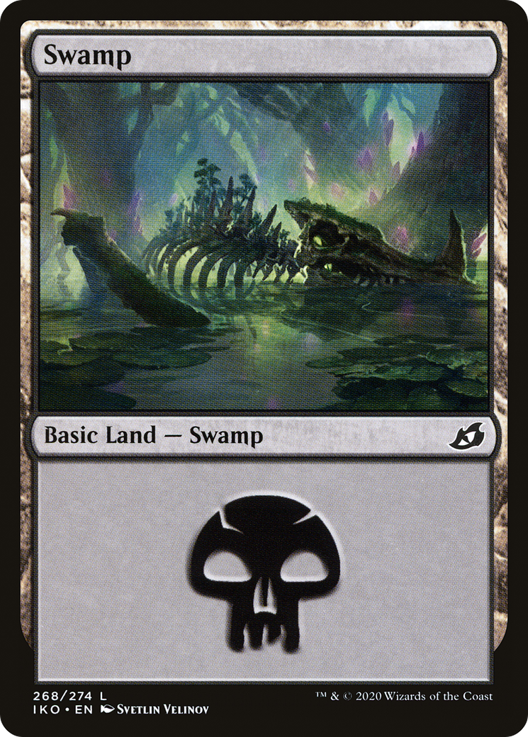 Swamp (IKO-268) [Ikoria: Lair of Behemoths] MTG Single Wizards of the Coast
