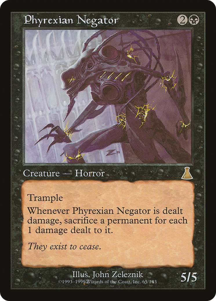 Phyrexian Negator (UDS-065) [Urza's Destiny] MTG Single Wizards of the Coast
