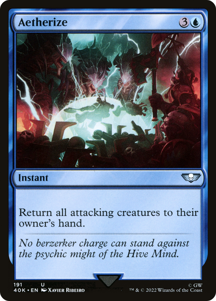 Aetherize (40K-191) [Warhammer 40,000 Commander] MTG Single Wizards of the Coast