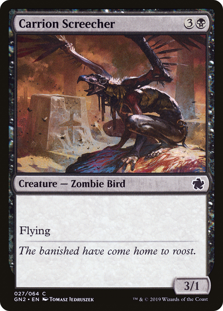 Carrion Screecher (GN2-027) [Misc] Game Night 2019 MTG Single Wizards of the Coast