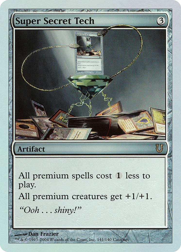Super Secret Tech (UNH-141) [Unhinged] Foil MTG Single Wizards of the Coast