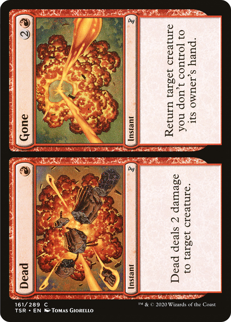 Dead // Gone (TSR-161) [Time Spiral Remastered] Foil MTG Single Wizards of the Coast