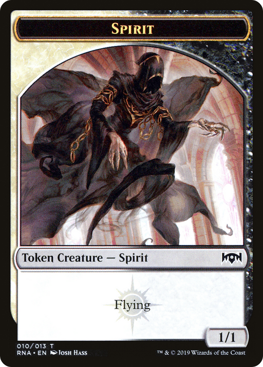 Spirit Token (RNA-010) [Tokens] Ravnica Allegiance Tokens MTG Single Wizards of the Coast